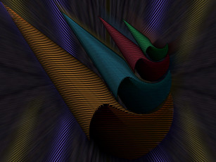 Картинка 3д графика fractal фракталы