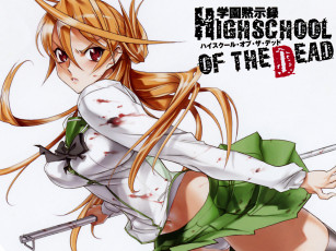 Картинка аниме highschool of the dead