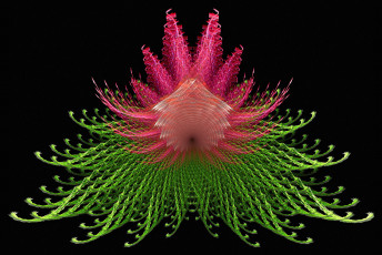 Картинка 3д графика fractal фракталы