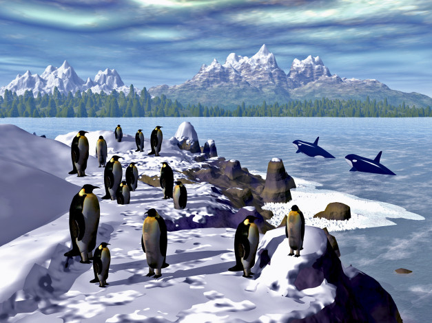 Обои картинки фото 3д, графика, animals, животные