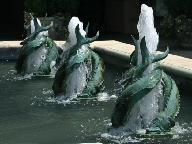 Обои картинки фото города, фонтаны