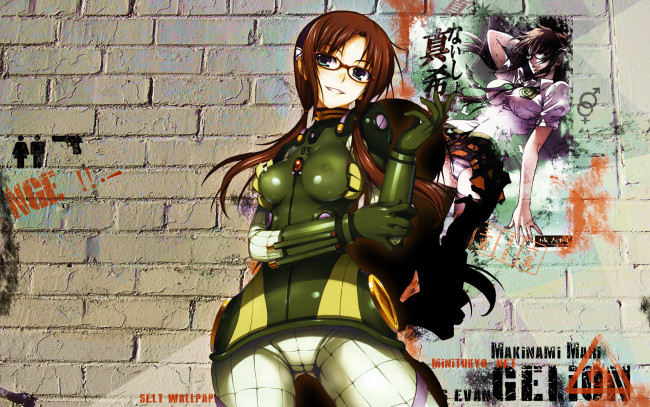 Обои картинки фото neon, genesis, evangelion, аниме