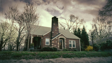 Картинка дом города здания дома небо постройка фонарь