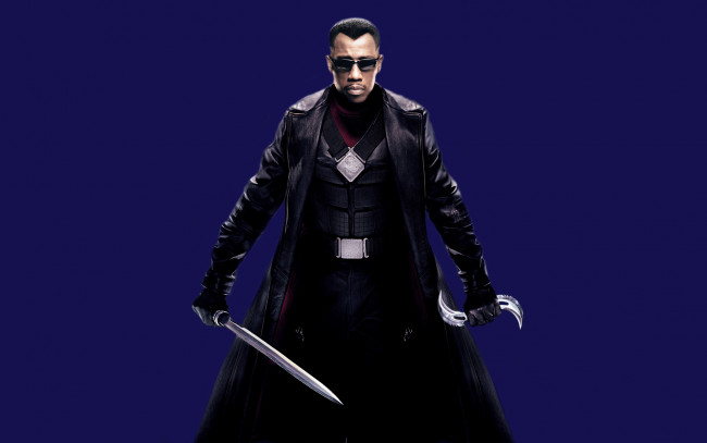 Обои картинки фото уэсли, снайпс, мужчины, wesley, snipes, охотник, на, вампиров, blade, блэйд