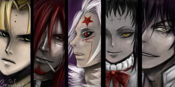 Картинка аниме gray man cross allen road kamelot tyki mikk