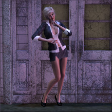 Картинка 3д+графика люди+ people девушка взгляд