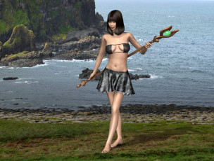 Картинка 3д+графика люди+ people девушка взгляд