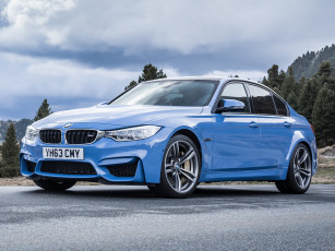 обоя автомобили, bmw, m3, uk-spec, f80, 2014г, синий