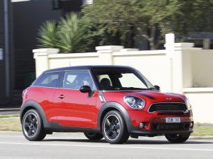 Картинка автомобили mini works красный paceman au-spec r61 cooper john