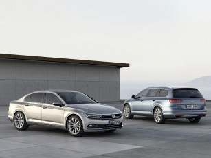 Картинка автомобили volkswagen серый 2014г b8 passat