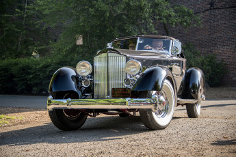 Картинка packard автомобили автошоу автопробег выставка