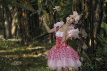 Картинка девушки -unsort+ азиатки платье азиатка