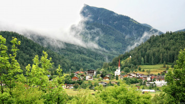 Картинка больцано+италия города -+панорамы больцано лес дома италия пейзаж горы