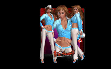 Картинка 3д+графика люди+ people взгляд девушки