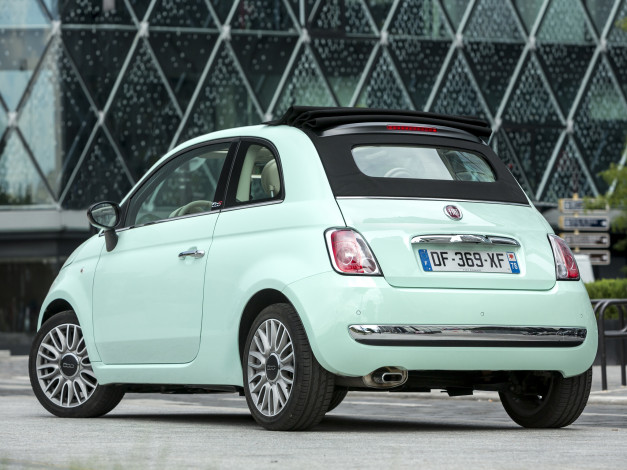 Обои картинки фото автомобили, fiat, 2014г, cult, 500c