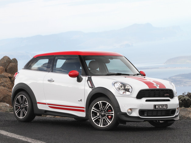 Обои картинки фото автомобили, mini, r61, works, au-spec, paceman, светлый, cooper, john