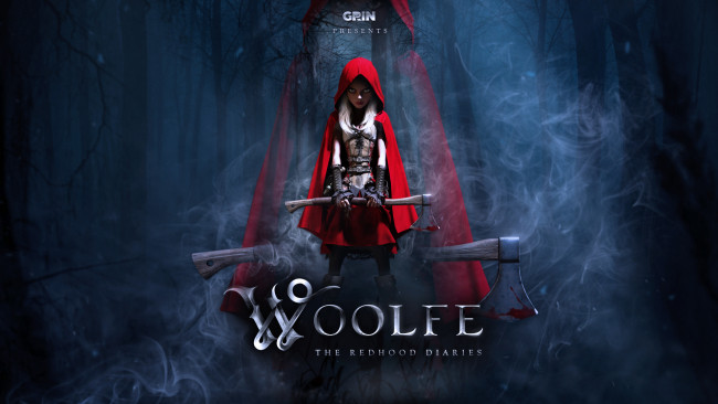 Обои картинки фото woolfe,  the redhood diaries, видео игры, красная, шапочка, лес, топор