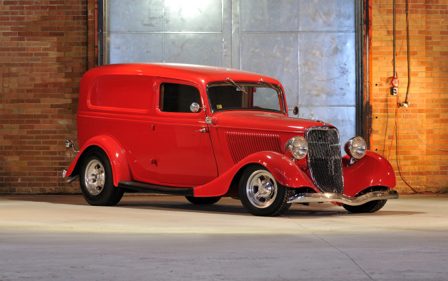 Обои картинки фото 1933 ford sedan delivery street rod, автомобили, custom classic car, ford