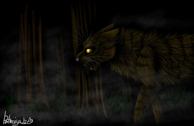 Обои картинки фото рисованные, животные,  коты, коты