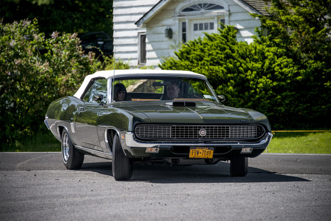 Обои картинки фото ford torino convertible, автомобили, ford, автошоу, выставка, автопробег