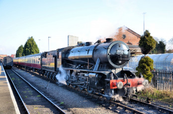 Картинка техника паровозы паровоз рельсы дорога железная