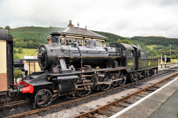 Картинка техника паровозы паровоз рельсы железная дорога