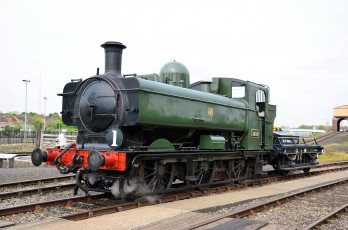 Картинка техника паровозы паровоз железная дорога рельсы