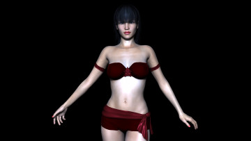 Картинка 3д+графика люди+ people девушка взгляд фон