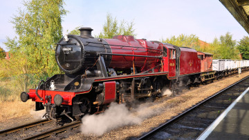 Картинка техника паровозы дорога рельсы паровоз железная