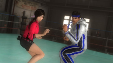 Картинка видео+игры dead+or+alive+5 поза парень фон взгляд девушка