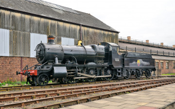 Картинка техника паровозы железная дорога рельсы паровоз