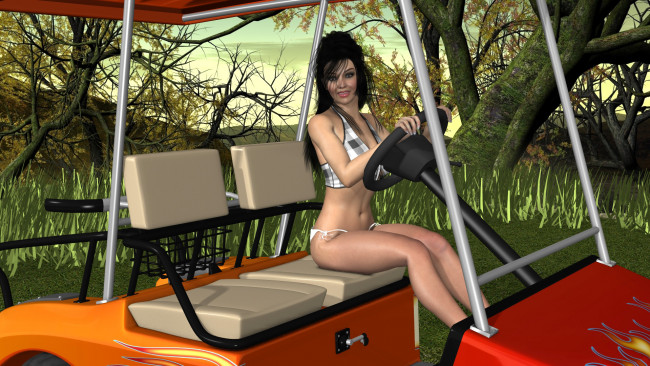 Обои картинки фото 3д графика, люди , people, фон, взгляд, девушка