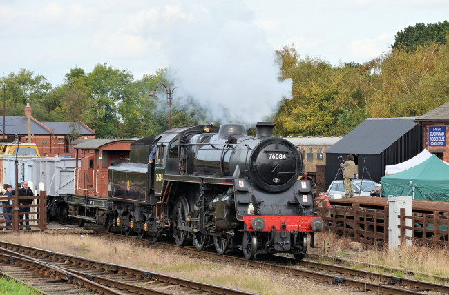 Обои картинки фото техника, паровозы, дорога, железная, рельсы, паровоз