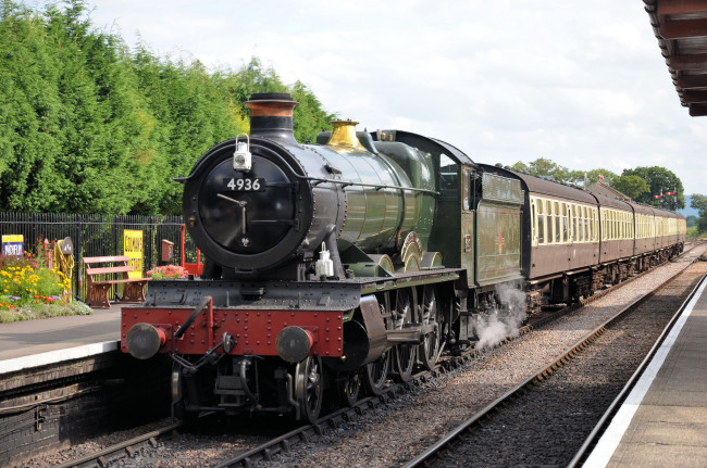 Обои картинки фото техника, паровозы, паровоз, рельсы, дорога, железная