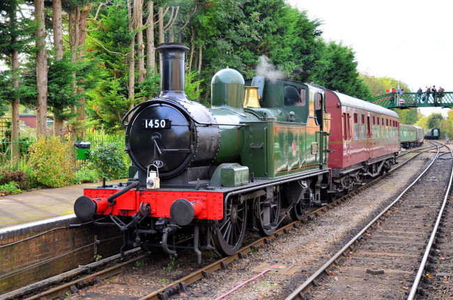 Обои картинки фото техника, паровозы, паровоз, железная, дорога, рельсы