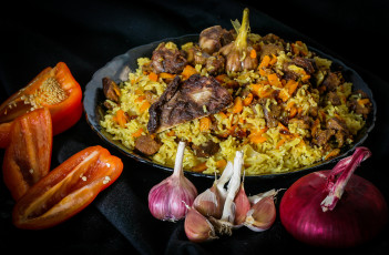 Картинка еда вторые+блюда плов