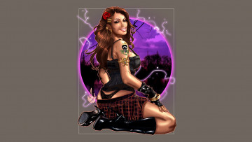 Картинка рисованное комиксы фон девушка взгляд улыбка