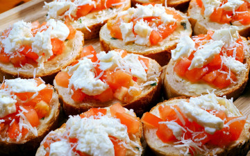 Картинка еда бутерброды +гамбургеры +канапе сыр багет помидоры тертый