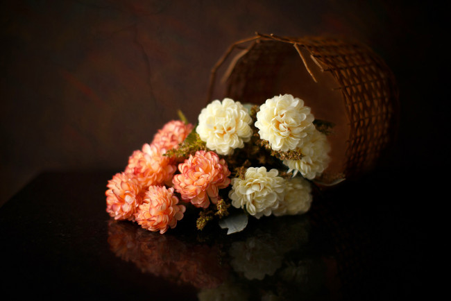 Обои картинки фото разное, ремесла,  поделки,  рукоделие, георгины