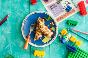 Картинка еда блины +оладьи конструктор завтрак карамель