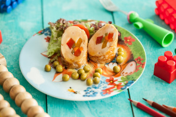 Картинка еда мясные+блюда вкусно начинка мясной рулет