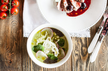 Картинка еда первые+блюда суп первое блюдо зелень