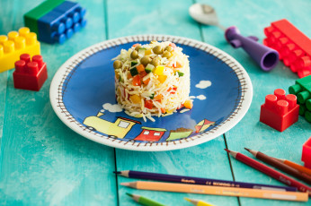 Картинка еда вторые+блюда рис вкусно гарнир овощи