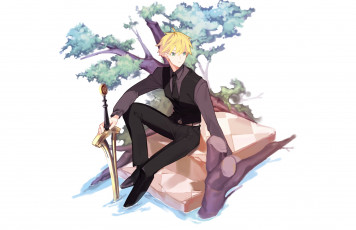 Картинка аниме fate stay+night saber