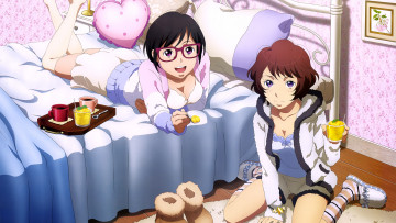 Картинка аниме aldnoah+zero фон взгляд девушка