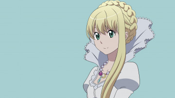 Картинка аниме aldnoah+zero фон взгляд девушка