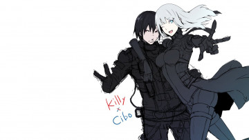 Картинка аниме blame двое