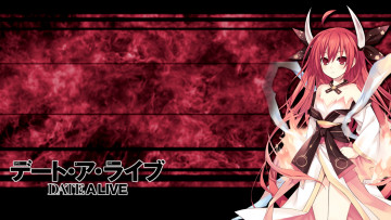 Картинка аниме date+a+live взгляд фон девушка