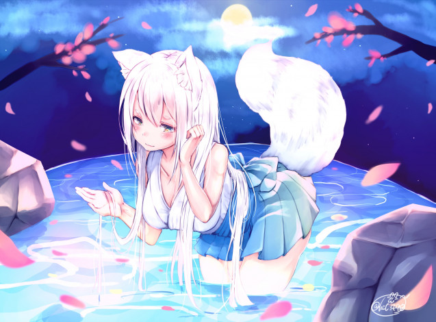 Обои картинки фото аниме, животные,  существа, chita