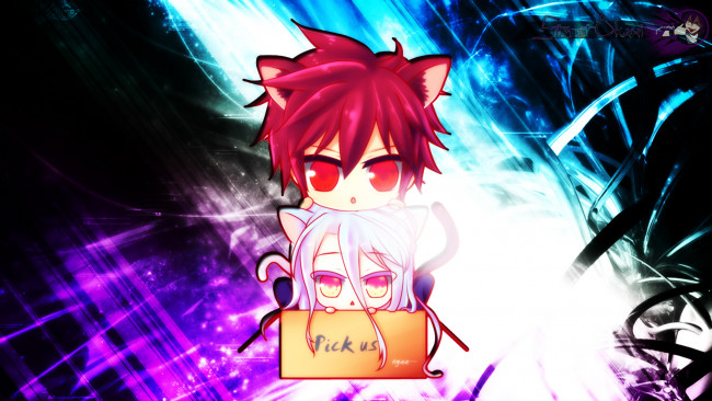 Обои картинки фото аниме, no game no life, нет, игры, жизни